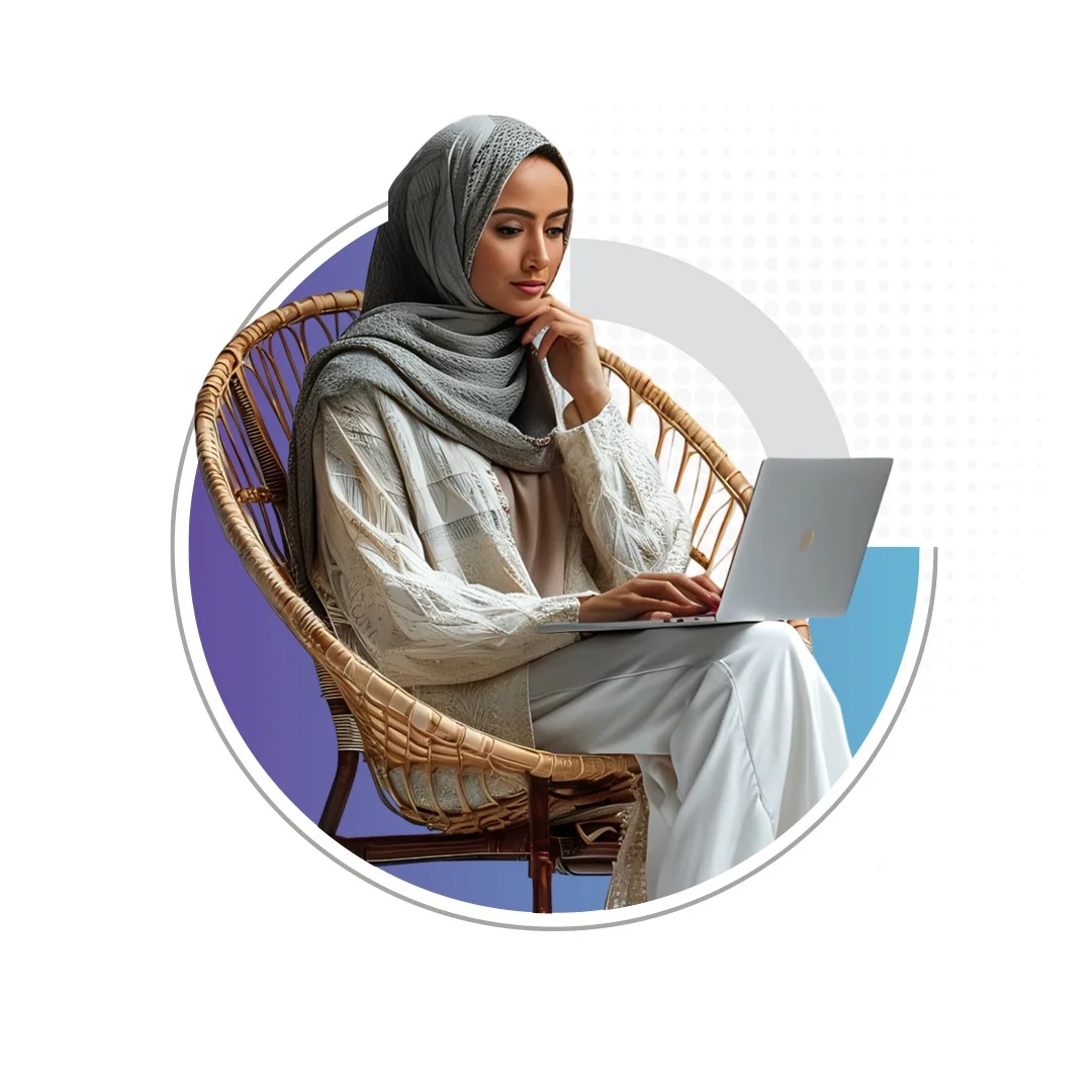 عميلة راضية عن خدمات مكتب إنجاز الكوادر للاستقدام